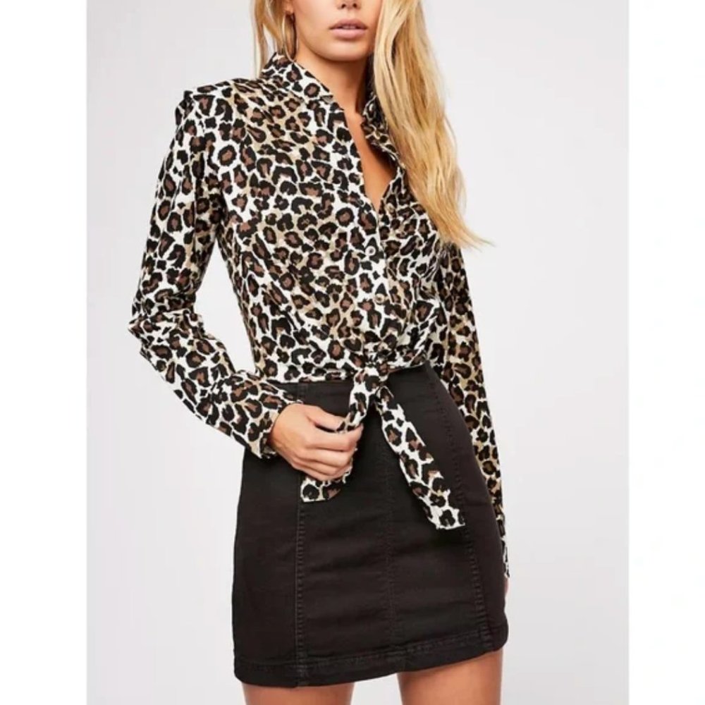 Free People | Modern Femme Denim Skirt